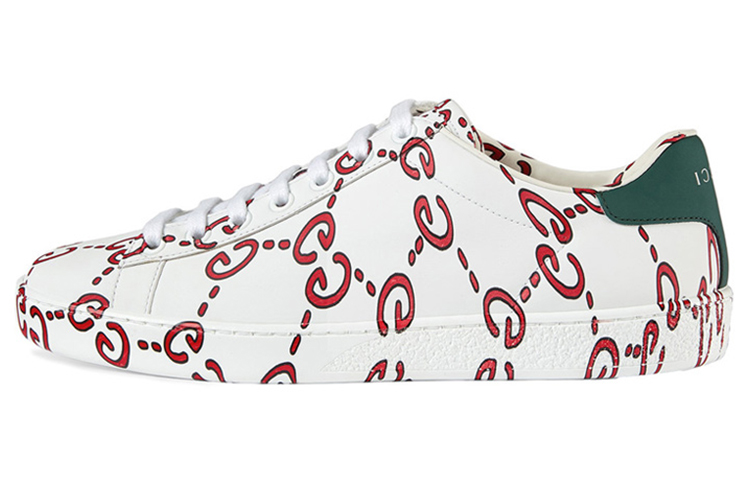 Gucci Wmns Ace Gg Supreme 'GG Chain Print' Women's