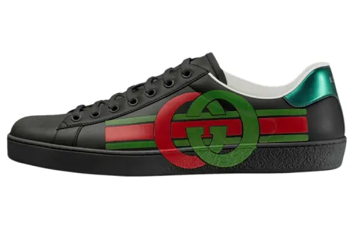 Gucci Gg Ace 'Black Green Red'