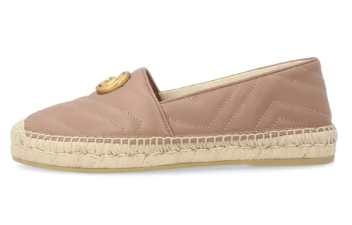 GUCCI Sheepskin Espadrilles Women's Pink