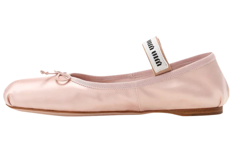 Женские балетки MIU MIU MIU MIU (розовый)