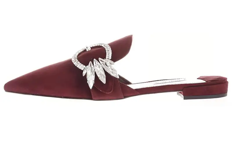 MIU MIU Cow Leather Casual Shoes Women's Fuchsia