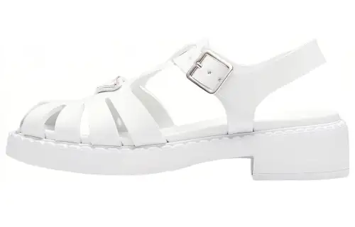 PRADA Roman Sandals Women's White