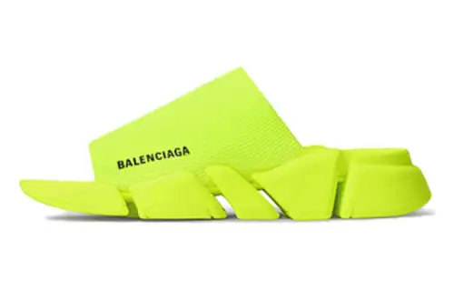 Balenciaga Speed 2.0 Fabric Stylish Sandal Men's Green