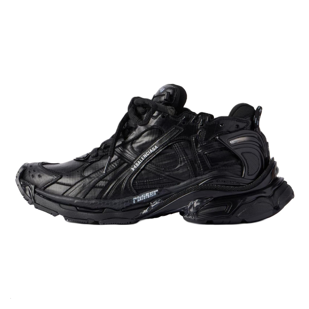 Under Armour x Balenciaga Runner Low top Chunky Sneakers Men's Black