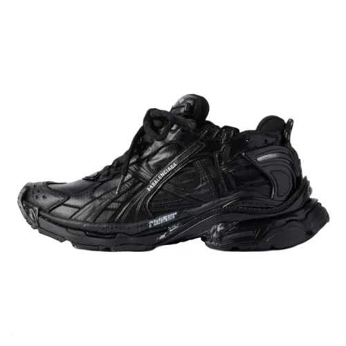 Under Armour x Balenciaga Runner Low top Chunky Sneakers Men's Black