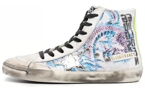 Golden Goose Francy Stylish Skateboarding Shoes Women's White