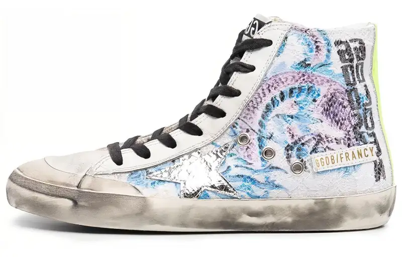 Golden Goose Francy Stylish Skateboarding Shoes Women's White