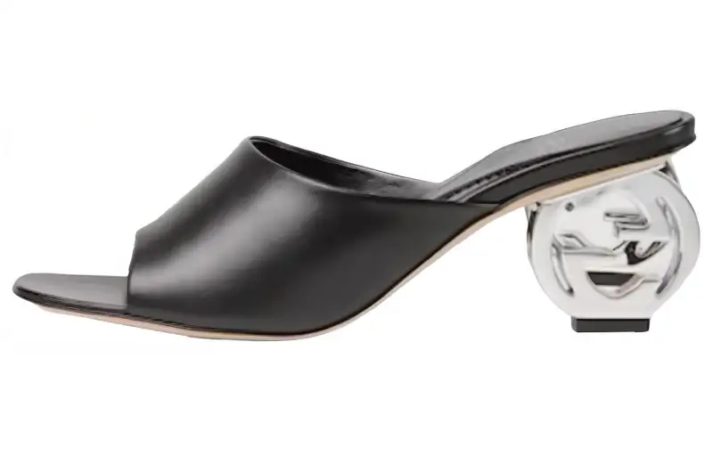 GUCCI 65mm Interlocking G-heel Mules