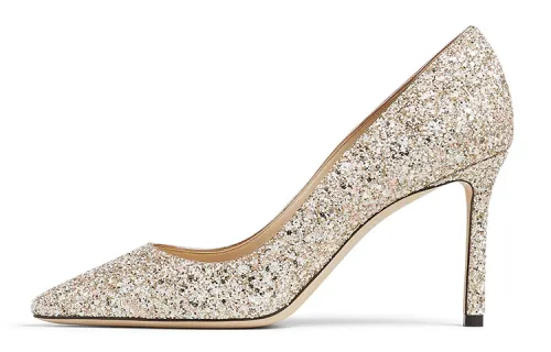 Jimmy Choo Romy 85 Slim Heel High Heels Women's Rose