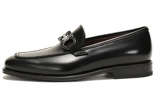 FERRAGAMO Gancini Slip-On Loafers