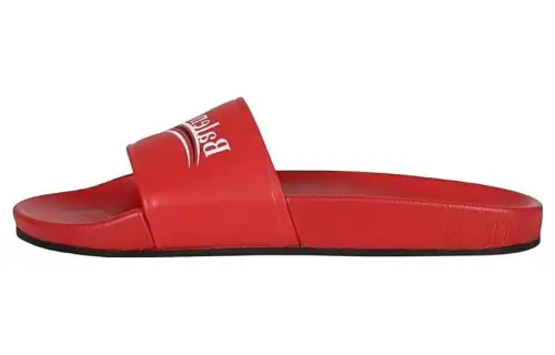 Balenciaga Women's Slides 'Red'
