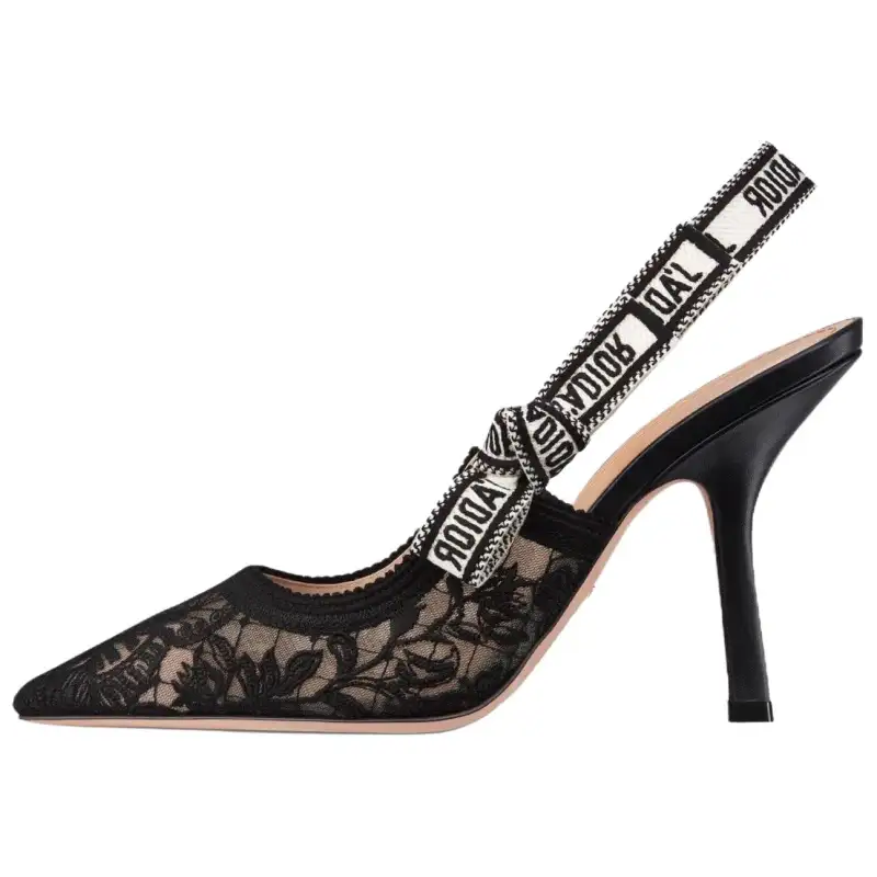 DIOR J'Adior Slim Heel High Heels 10cm Women's Black