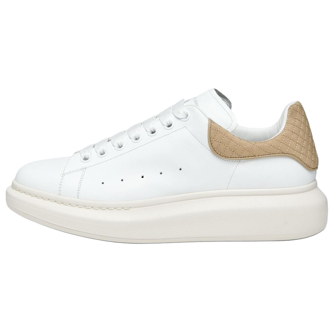 Мужские кроссовки Alexander McQueen Oversized Sneaker (белые)