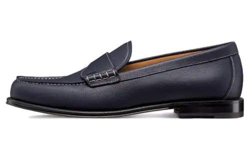 DIOR Granville Loafers Men's Marine Blue