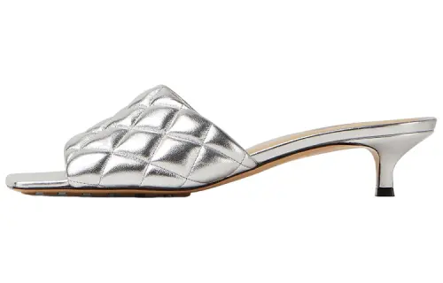 Bottega Veneta Padded Stylish Sandal Women's Silver