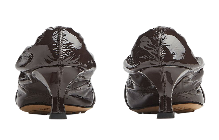 Женские туфли Bottega Veneta Madame (темно-коричневые) — фото 5