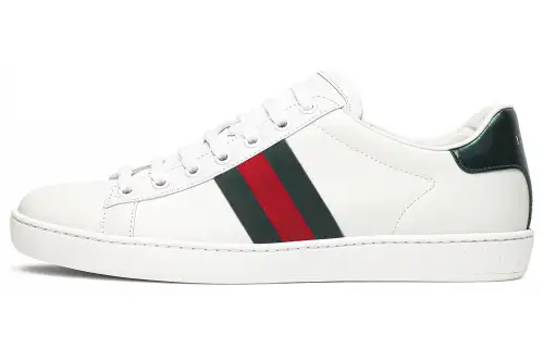 GUCCI ACE Low top Casual Skate Shoes Men's White