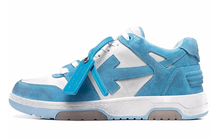 Мужские кеды OFF-WHITE Out Of Office (бело-синие)