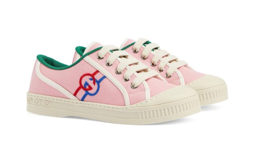 Кеды Gucci Tennis 1977 (розовый) — фото 2