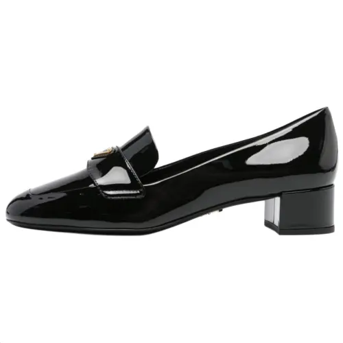 PRADA Patent Leather High Heels 3.5cm Women's Black