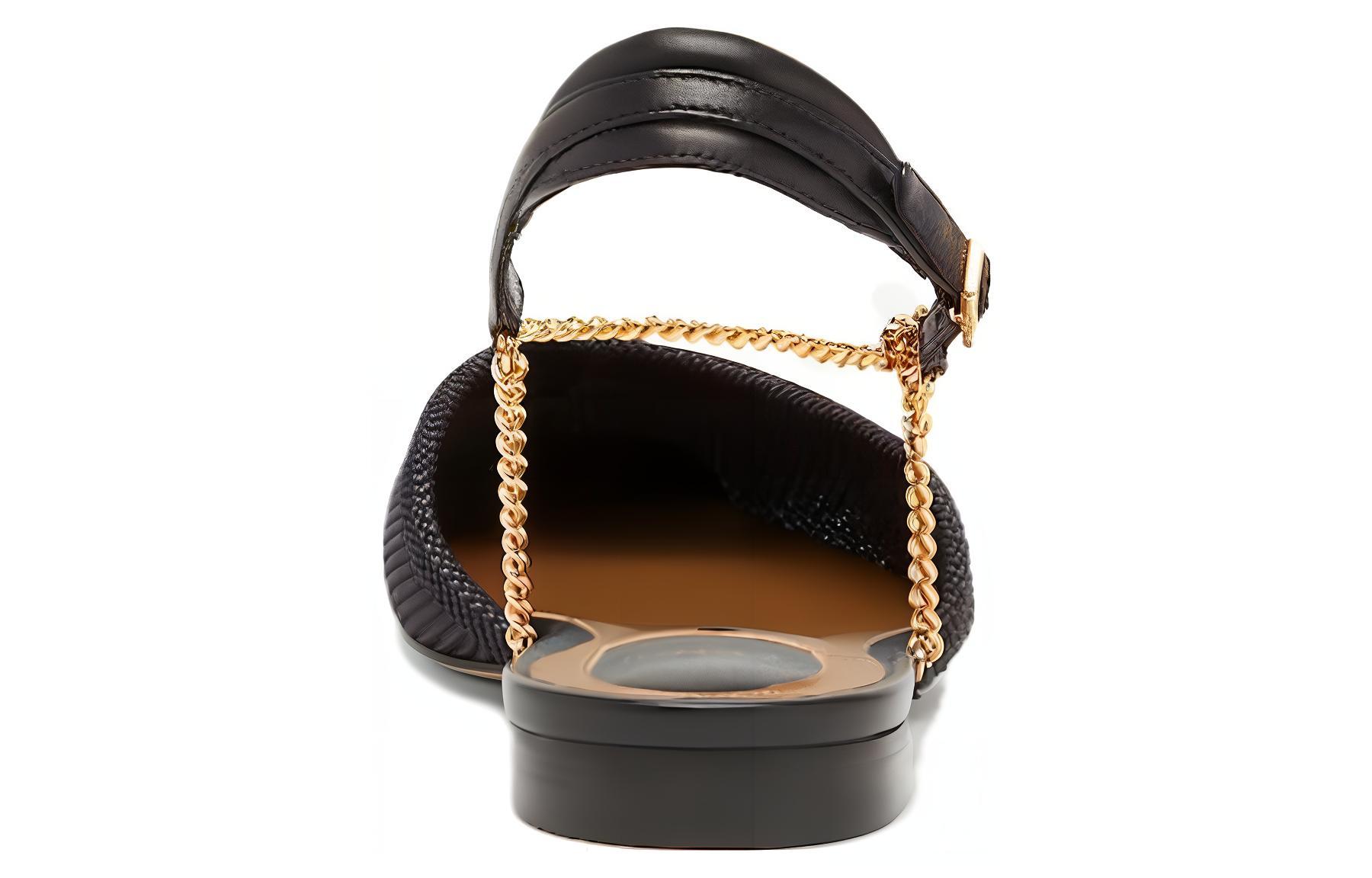 Сабо Fendi Colibrì Lite 10cm (черный) — фото 5