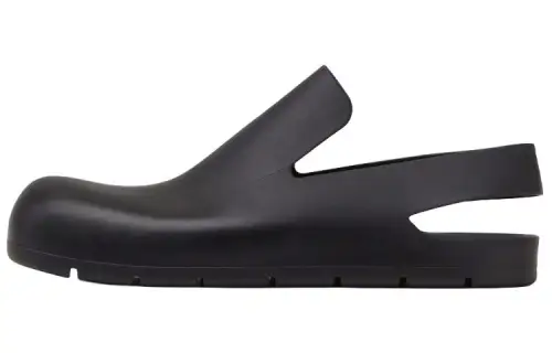 Bottega Veneta Rubber Slingback Puddle Shoe Black Women's