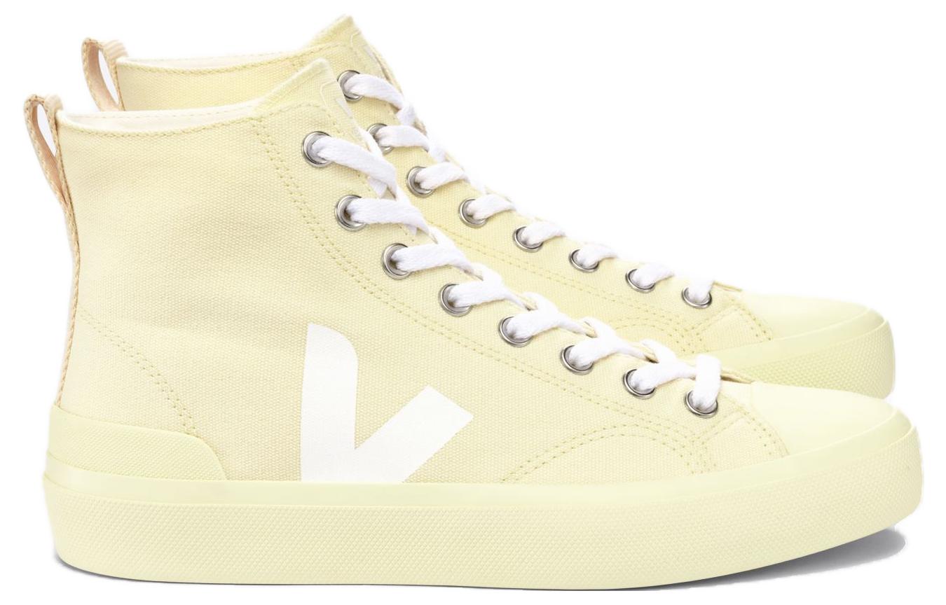 VEJA Abrasion Resistant Abrasion Resistant High top Skateboard Shoes Unisex Yellow