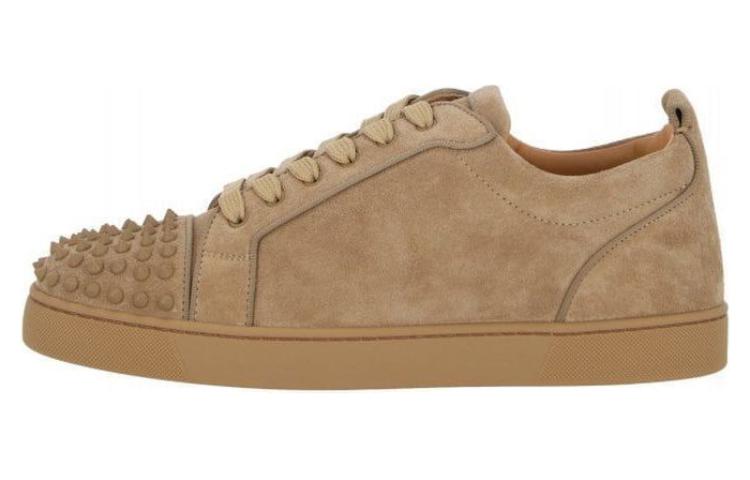 CHRISLV Leather Low top Stylish Skateboarding Shoes Men's Brown