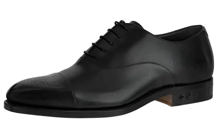 LOUIS VUITTON Monceau Flex Richelieu Derby Shoes 'Black'
