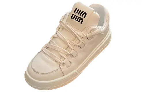 MIU MIU Low top Skateboard Shoes Women's White