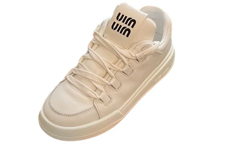 MIU MIU Low top Skateboard Shoes Women's White