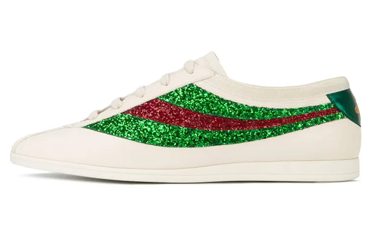 GUCCI Falacer Leather Low top Skateboard Shoes Women's