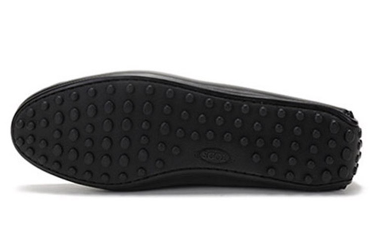 TOD'S logo-plaque leather loafers
