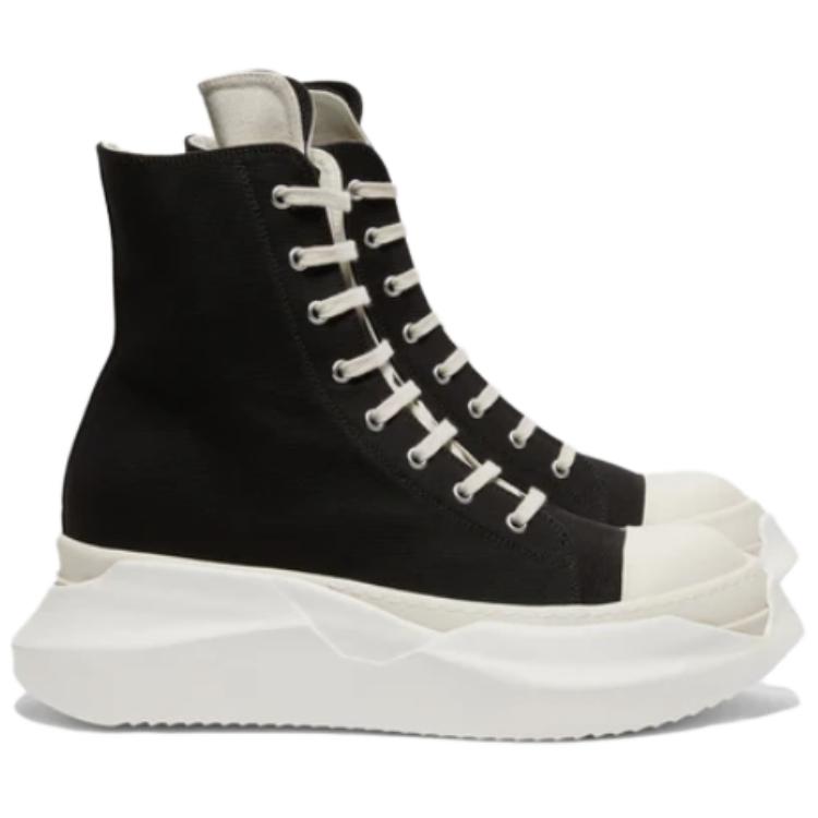 Rick Owens DRKSHDW Casual High top Stylish Skateboarding Shoes Men's Black White