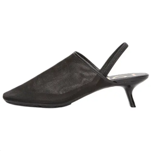 LOEWE Petal Irregular Heel High Heels 4.5cm Women's Black