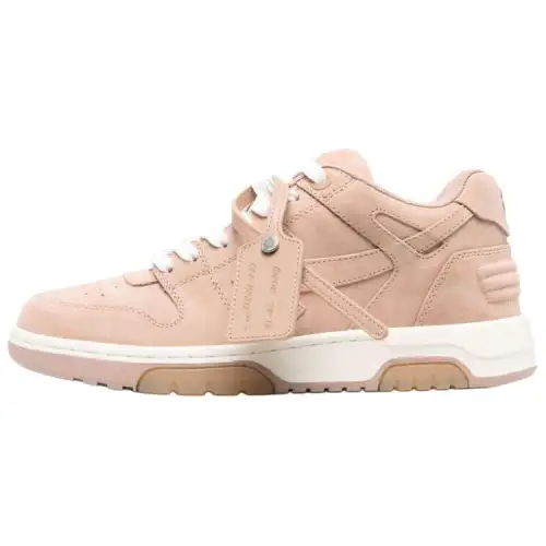 OFF-WHITE Out Of Office OOO Low Tops Dark Suede