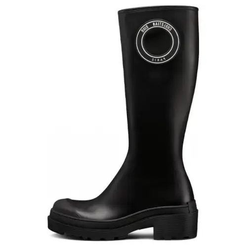 DIOR Symbol Knee high Boots Women's Black