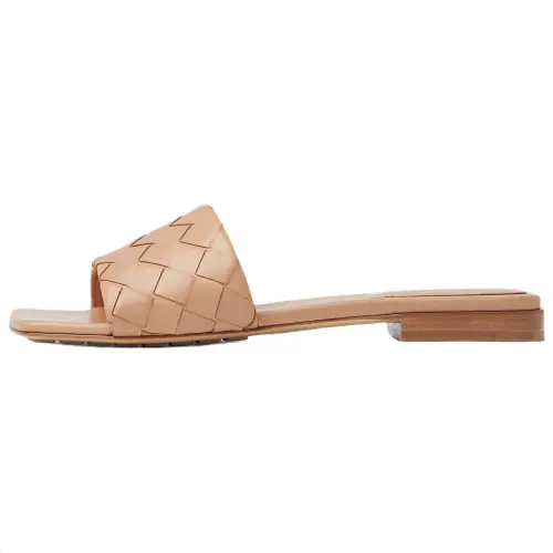 Bottega Veneta Intrecciato Slide Slippers Women's Nude