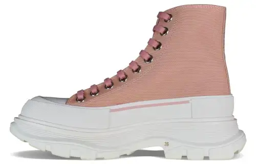Alexander McQueen Tread Slick Boot Magnolia White Women's