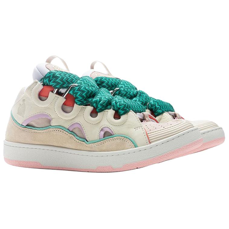Lanvin Curb Sneaker Beige Pink