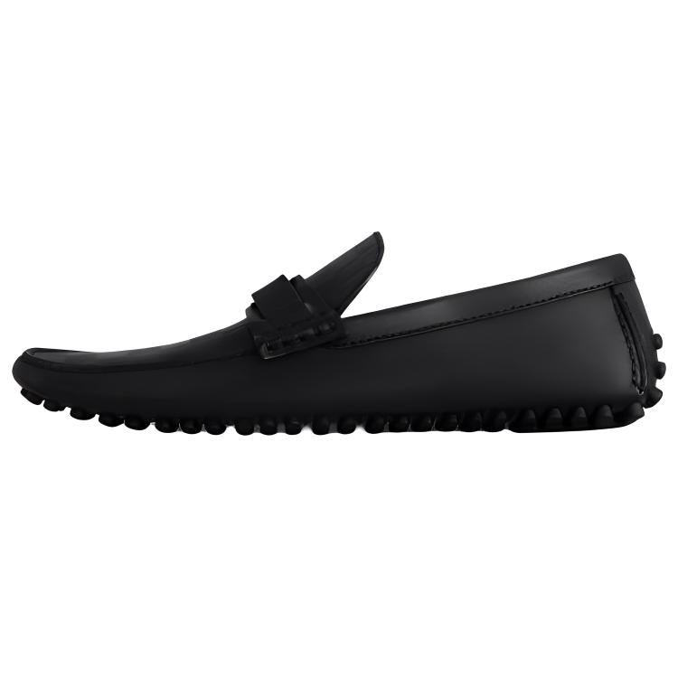 LOUIS VUITTON Hockenheim Gommino Loafers Men's Black