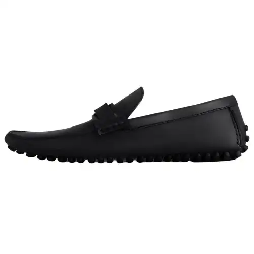 LOUIS VUITTON Hockenheim Gommino Loafers Men's Black