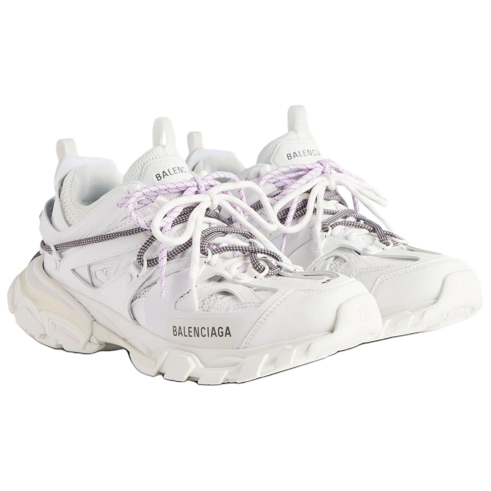 Женские кроссовки Balenciaga Track Trail Laces (белые) — фото 3