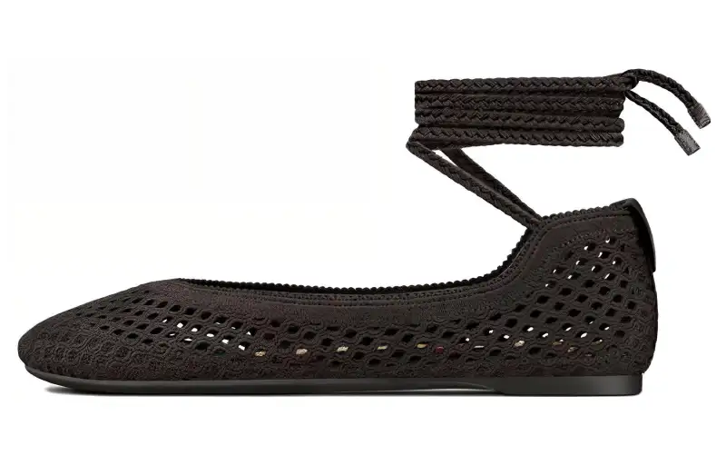 DIOR POÈME Fabric Casual Shoes Women's Dark Coffee