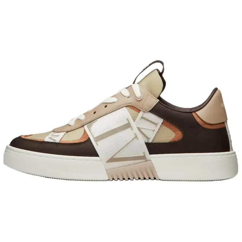 Valentino VL7N Round Toe Lace Up Sneakers