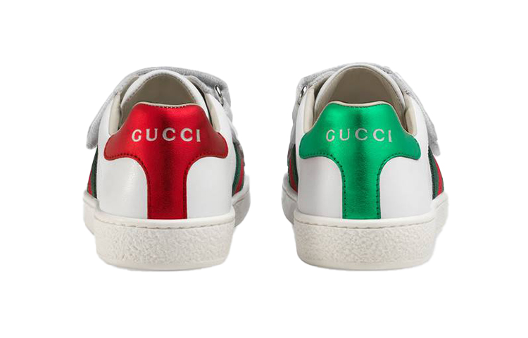 детские кеды Gucci ACE (белые) — фото 4