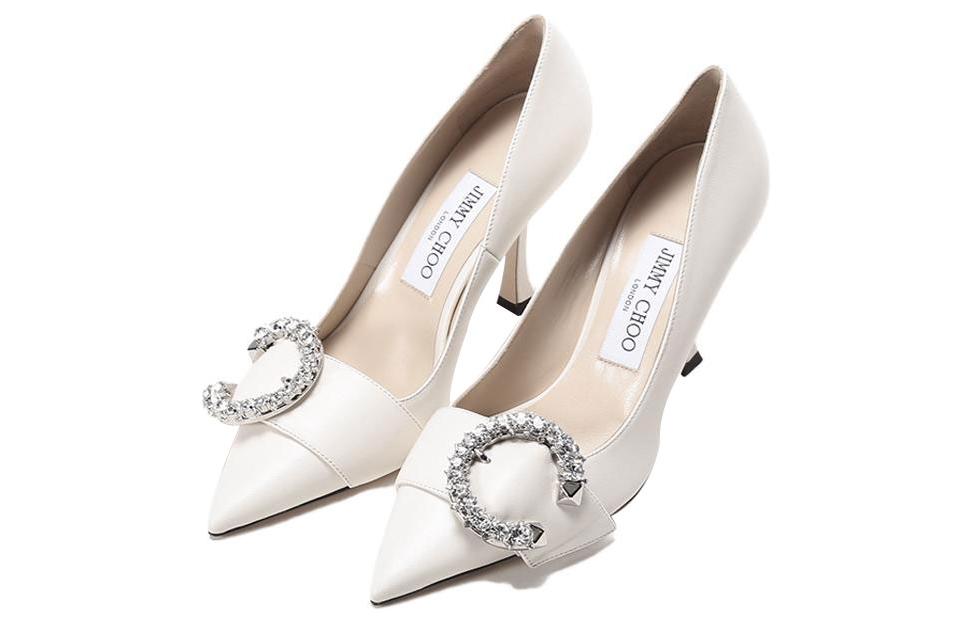 Jimmy Choo Melva 70 Crystal-buckle Pumps