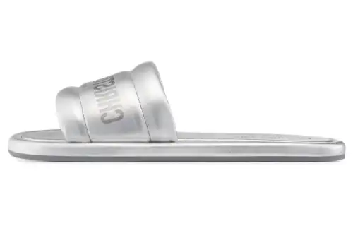 DIOR Every D Slide Slippers Women's Silver