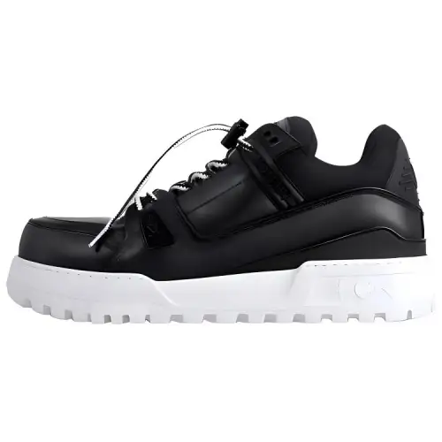 LOUIS VUITTON Trainer Maxi Low top Casual Shoes Unisex Black