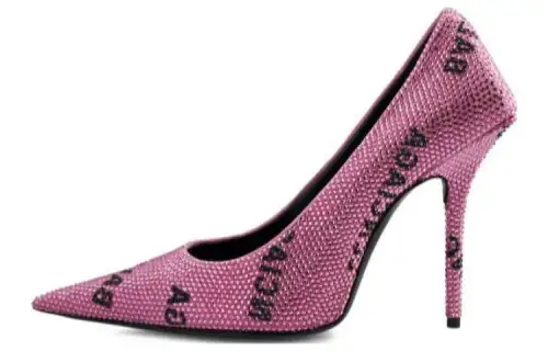 Balenciaga Rhinestones Embellished Pointed Toe Pumps